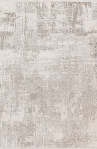 Palais 503 Silver and White Modern Abstract