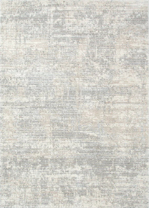 IN STORE ONLY - Slate 05 - Cream Grey Rug, full view