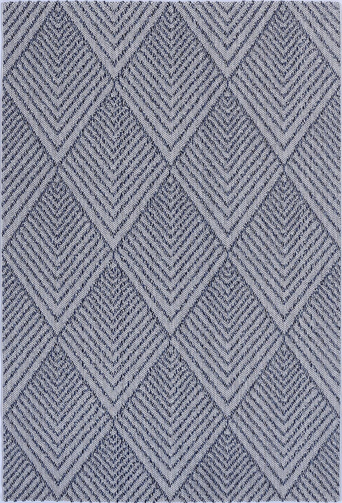 Vanuatu Naka Charcoal Geometric Flatweave Outdoor Rug - Adore Rugs & Flooring