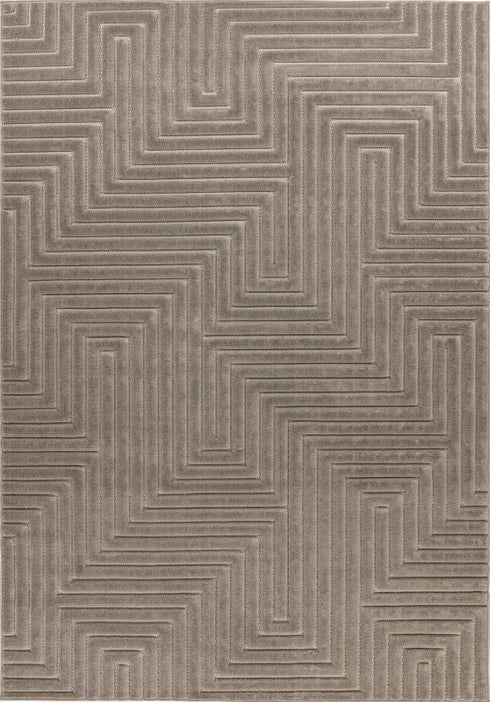 Viva 403 Silver - Grey Rug Textured, full view