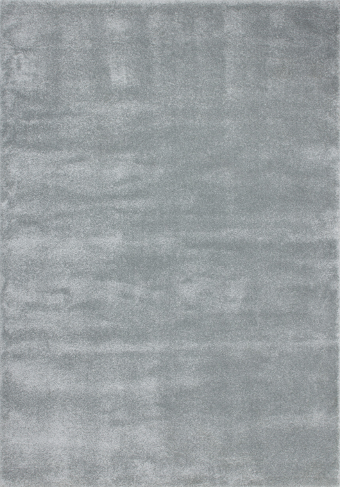 Softtouch 700 Soft Thick Plain Pastel Blue Rug, full view