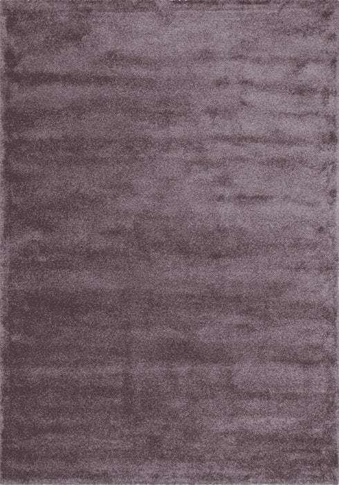 Softtouch 700 Soft Thick Plain Pastel Purple Rug, full view