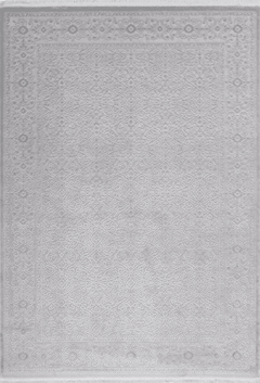 Pierre Cardin - Vendome 701 Luxury Silver Rug with Floral Design