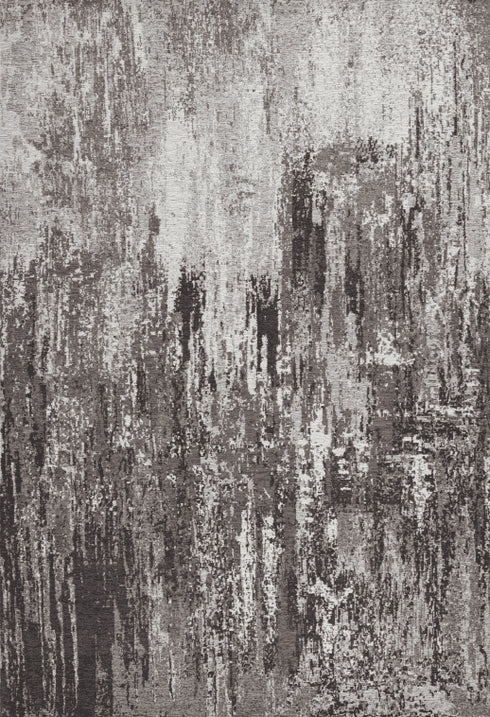Cocoon 987 Taupe Rustic Abstract Rug, full view