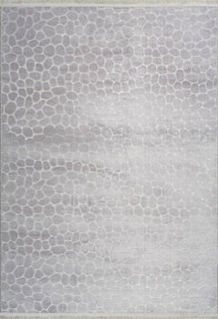 Peri 110 Light Grey Machine Washable Rug