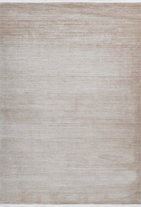 Pierre Cardin Triomphe 501 Beige Plain Rug with Lines, full view