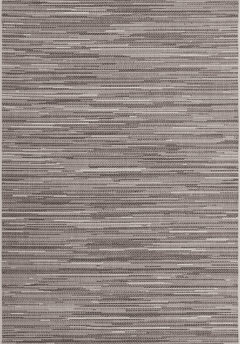 Sunset 600 Outdoor and Kitchen Beige Rug with Jagged Lines