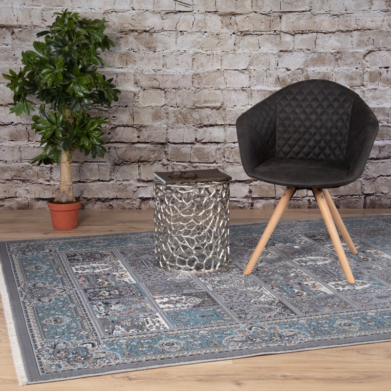 Classical Silver Rug | Grey Four Seasons Rug | Persian Rugs Online ...