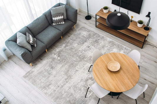 Grey white Rug - ADORE RUGS and FLOORING