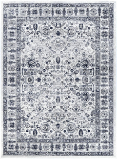 Desire Navy Cream Traditional Rug