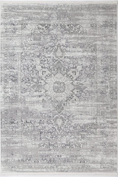 London Medallion Grey Rug