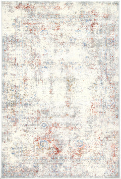 Rose Multi Grey Contemporary Rug