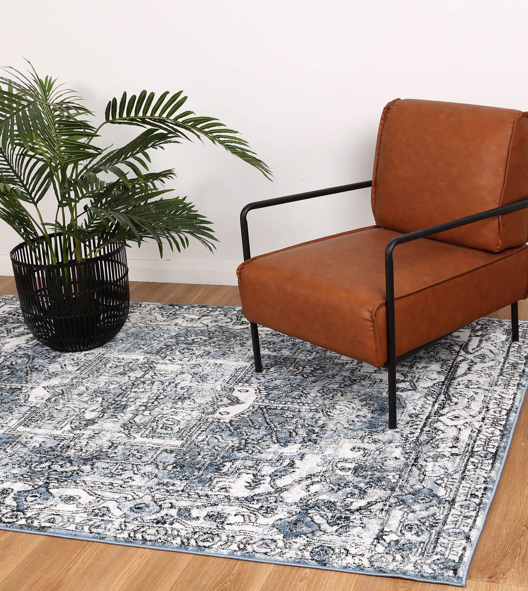 Statement Traditional Blue Rug – Adore Rugs & Flooring