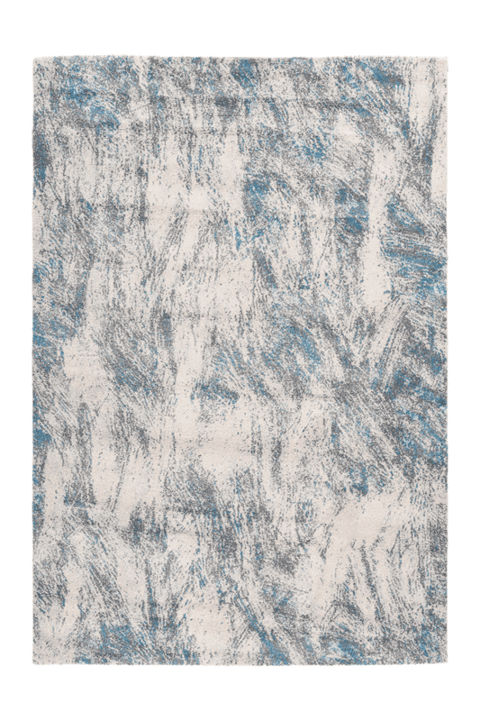 Sensation 501 Thick Modern Blue and Grey Abstract Rug - ADORE RUGS and FLOORING
