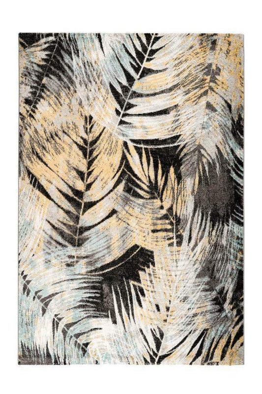 Funky 306 Multi Coloured Rug with Palm Tree Pattern - ADORE RUGS and FLOORING