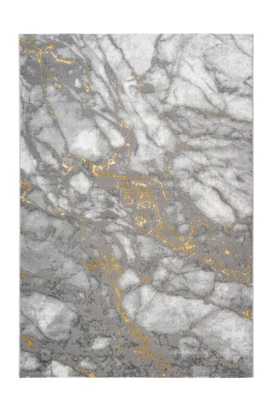 Grey and Gold Rug