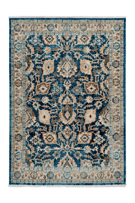 Medellin 402 Modern Blue Rug with Vintage Look - ADORE RUGS and FLOORING